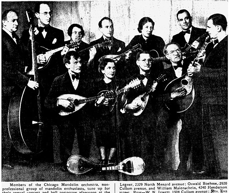 Chicago Mandolin Orchestra, 1936