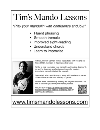Tim Connell's Mandolin Lessons