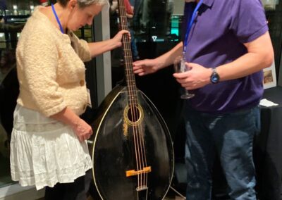 The Mandobass Goes to the Party, Too (photo: Mark Lancaster)